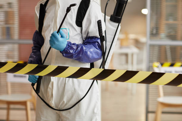 Professional Biohazard Cleanup technician working in Marble Hill, GA